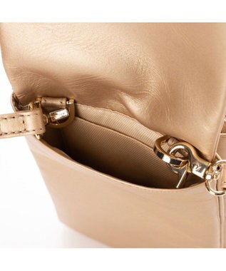 UNBILLION ペルケ perche ジェムストーンヒネリモバイルショルダー ゴールド