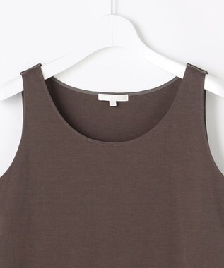 自由区 L 【SHIHOさん着用・昨年ご好評素材・新型登場】スーピマスムーススリム タンクトップ ブラウン