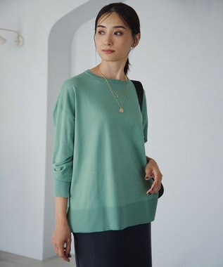 23区 クリスタル付き 2WAY コイン ネックレス ゴールド系