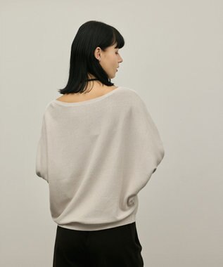 GRACE CONTINENTAL ドルマンニットトップ グレー