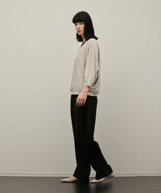 GRACE CONTINENTAL ドルマンニットトップ グレー