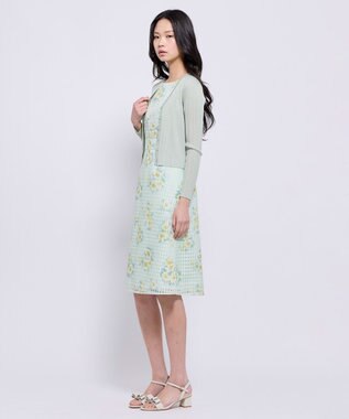 TOCCA EYELET AJISAI カーディガン ライトグリーン系