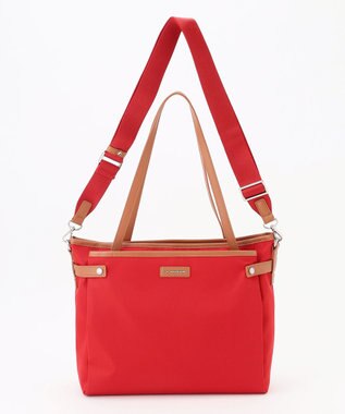 LA BAGAGERIE 【撥水ナイロン】ベーシックA4トート レッド