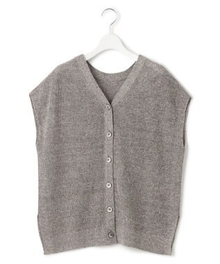 23区 L 【前後着用可能】ピュアリネン 2WAY ニット ダークブラウン系5