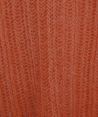 Green Parks シアーニットＶネックカーディガン Orange