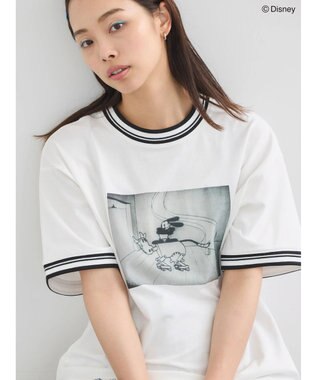 Green Parks オズワルド／ラインフォト半袖ＴＥＥ Off White