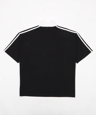 WEGO 【ユニセックス着用ITEM/MLサイズ展開】ヘビーウェイトハーフジップT（SS） ブラック