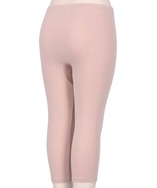 Wing あったかインナーボトム 綿混 裏起毛 厚手 よく伸びる素材 【ラクのびサーモ】 ひざ下丈 秋 冬 ER6614 ウイング／ワコール シェルピンク