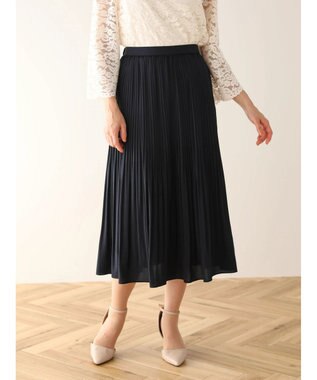 Green Parks ｅｆ－ｄｅ　プリーツスカート Dark Navy