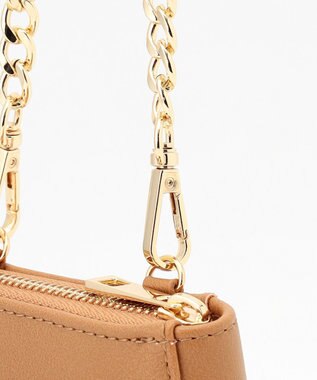 LA BAGAGERIE 【インスタグラマー Chiyoさん×LA BAGAGERIE】チェーンスマホショルダー チョコ