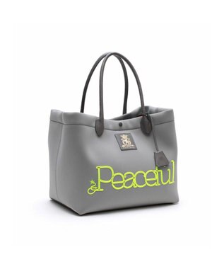 A.D.M.J. 【魔法の様に軽い】マジックライト/コード刺しゅうキューブトート34cm GR/MA