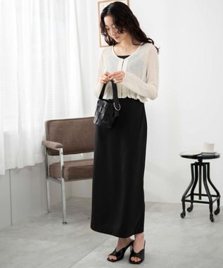 WEGO 【紫外線対策】シアーカーディガン ホワイトアイボリー