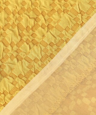 23区 【一部店舗限定/洗える】プレザンスジャカード ペプラム ブラウス イエロー系