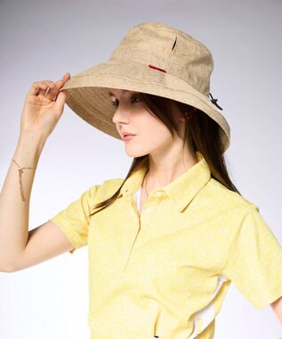 FILA GOLF／marie claire 【marie claire SPORT】 紫外線99%カット コカゲルハット ベージュ