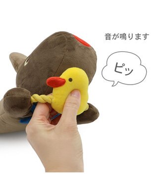 PET PARADISE リサとガスパール ガスパール パペットトイ ブラウン