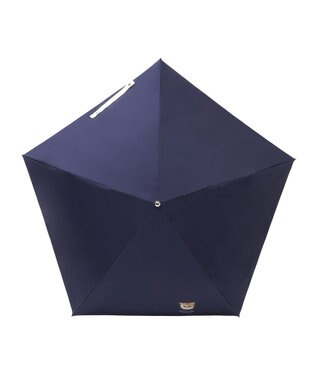 MOONBAT 【一級遮光/軽量】PAUL & JOE 晴雨兼用 折りたたみ日傘 ワンポイント ヌネット ネイビーブルー