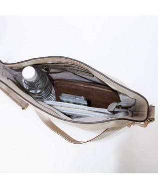 UNBILLION アトランタ ATLANTA / やぎ革軽量バケツ型ショルダー ベージュ