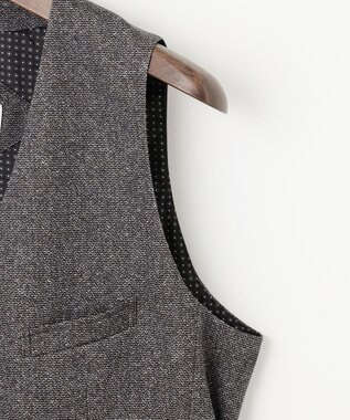 JOSEPH ABBOUD 【ストレッチ/多機能レジャーベスト】エアロムリネコンフォートジャージ ベスト ライトグレー系