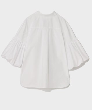 GRACE CONTINENTAL バルーンスリーブシャツ ホワイト