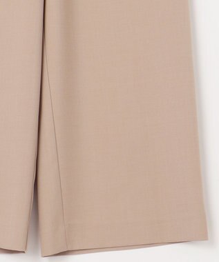 ANY SIS 【洗える】ビットポイント ワイドパンツ ベージュ