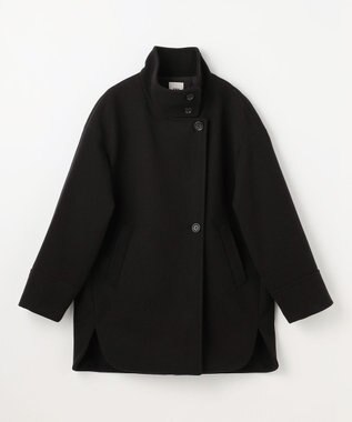 ANY L スタンドコクーンコート ブラック