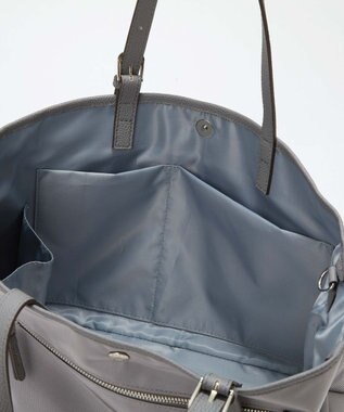 TOPKAPI 【Breath TOPKAPI】撥水 2way A4 トートバッグ / ミニポーチセット グレー