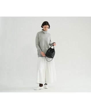 genten サステナブル巾着 大 クロ