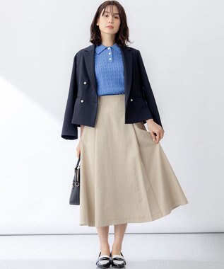 組曲 チノライク スカート サンドベージュ系