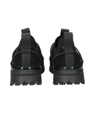 INTER-CHAUSSURES 【BUSSOLA】ニットスリッポンスニーカー ブラック雑材