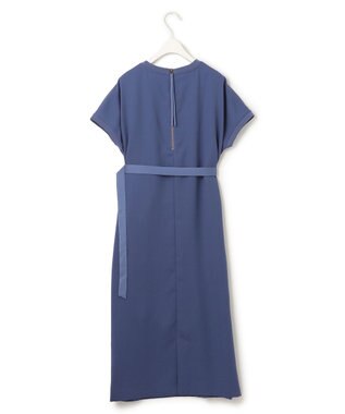 ICB L 【WEB限定・接触冷感・UVケア・速乾・洗える】FluidBackSatin ワンピース ブルーベリー系