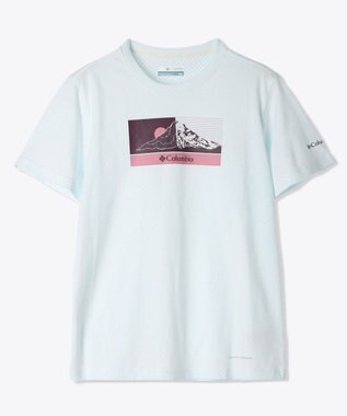 Columbia Columbia/ デルタドリフトグラフィックショートスリーブTシャツ /コロンビア Sea Salt、 Linear Peakscape