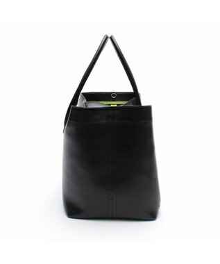 A.D.M.J. 【撥水】リバティソフト34ｃｍ中仕切 トート ブラック