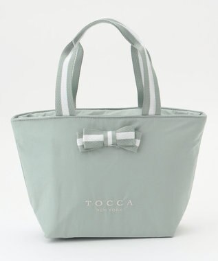 TOCCA 【WEB限定】BICOLOR RIBBON COOLERBAG クーラーバッグ ブルー系