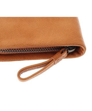 genten ゴートベーシック ラウンド長財布 キャメル