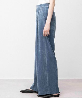 NAVE ブライトベロア パンツ ブルー系