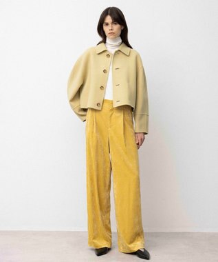 NAVE ブライトベロア パンツ イエロー系
