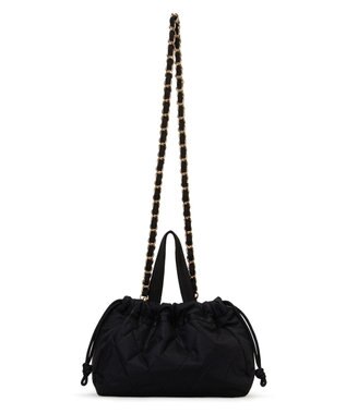 LeSportsac CHAIN E/W DRAWSTRING BAG/ミッドナイトキルトチェーン ミッドナイトキルトチェーン