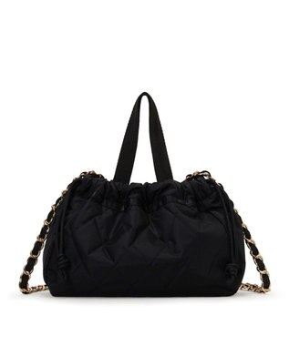LeSportsac CHAIN E/W DRAWSTRING BAG/ミッドナイトキルトチェーン ミッドナイトキルトチェーン