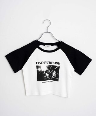 WEGO ラグランちびT ホワイトその他