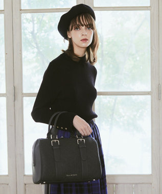 Maison de FLEUR ＦＬＥＵＲモノグラムボストンバッグ