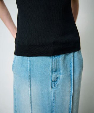 GRACE CONTINENTAL スクエアーネックトップ ブラック