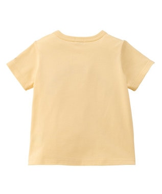 MIKI HOUSE HOT BISCUITS 【70-120cm】ロゴシリーズ 半袖Tシャツ 黄