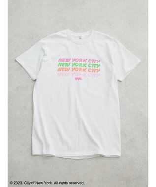 Green Parks ＮＹＣ　ロゴプリントＴシャツ Off White