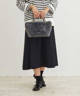 ROOTOTE 1262【エコファートート】LT.デリ.ファーバスケット-A 02：グレー