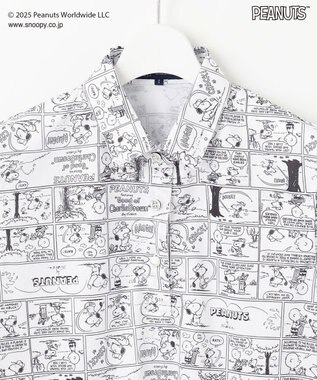 23区GOLF 【WOMEN】『PEANUTS』コラボ　アメコミ柄ポロシャツ ホワイト系5