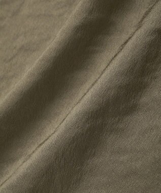 YECCA VECCA ヴィンテージサテンシャツワンピース Khaki