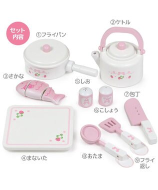 Mother garden マザーガーデン  キッチンツール 9点セット 《スウィートストロベリー》 ツールセット