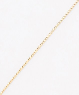 J.PRESS LADIES 【着こなしのポイントに】マーブルロング ネックレス ウスゴールド×ブラウン系