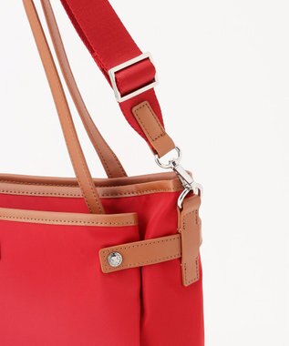 LA BAGAGERIE 【撥水ナイロン】ベーシックA4トート レッド