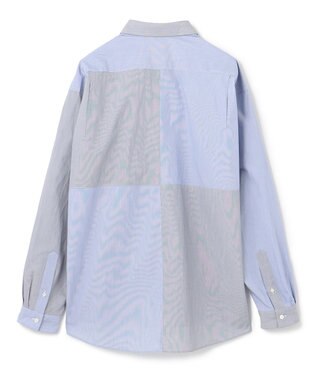 JOSEPH HOMME コットンナイロンブロック　シャツ スカイブルー系3